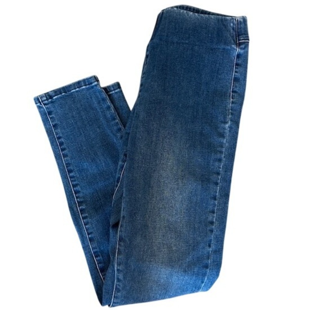 Soft Surroundings Women's Pull On Stretch Ankle Jeans Size 6 28" Waist #4CM92